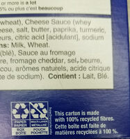 Kd original macaroni and cheese - Instruction de recyclage et/ou informations d'emballage - en