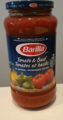 Sauce tomates et basilic - Produit