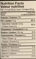Cashews - Informations nutritionnelles - fr
