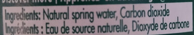 Perrier Mineral Water - Ingrédients - en