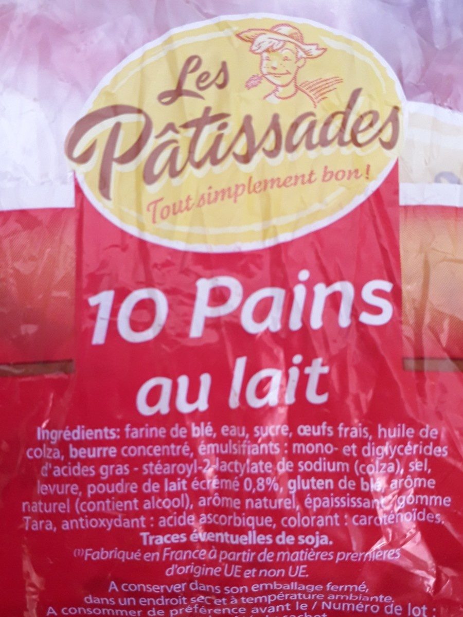 10 pains au lait - Ingrédients - fr