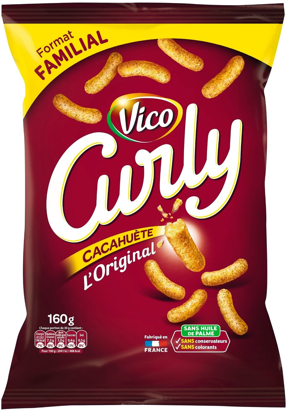 Curly cacahuète l'original - Produit - fr